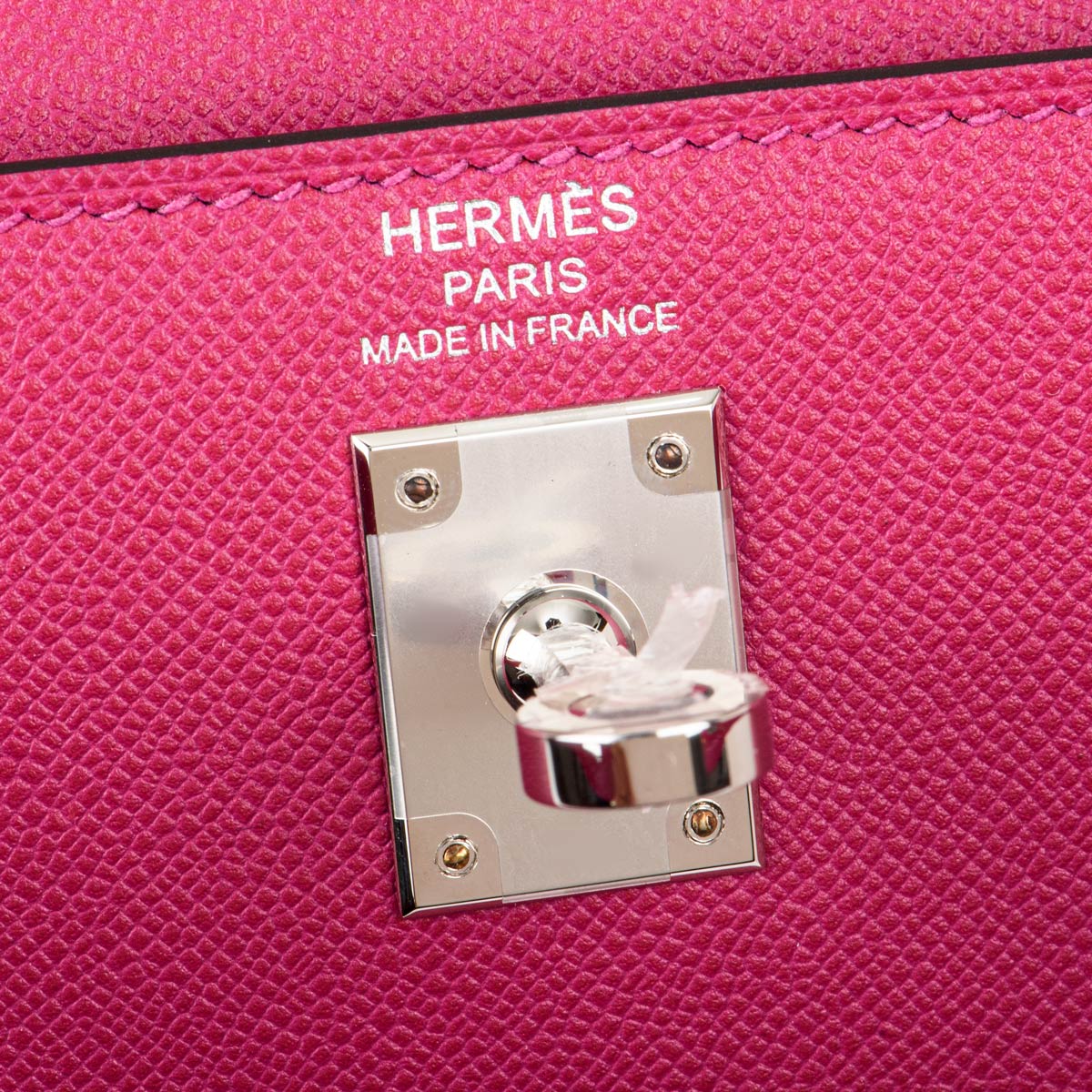 Hermes Kelly 25 Bag Sellier Rose Pourpre Crocodile Palladium